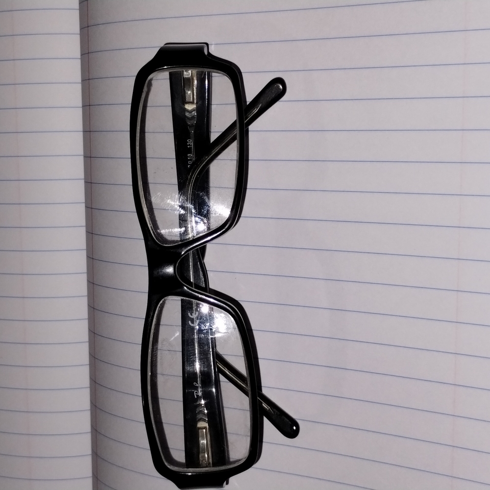 Ray Ban black / Clear prescription glasses